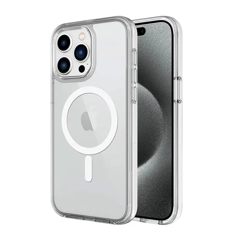 iPhone 11 Pro Max Clear Protective Case with Magnetic Ring
