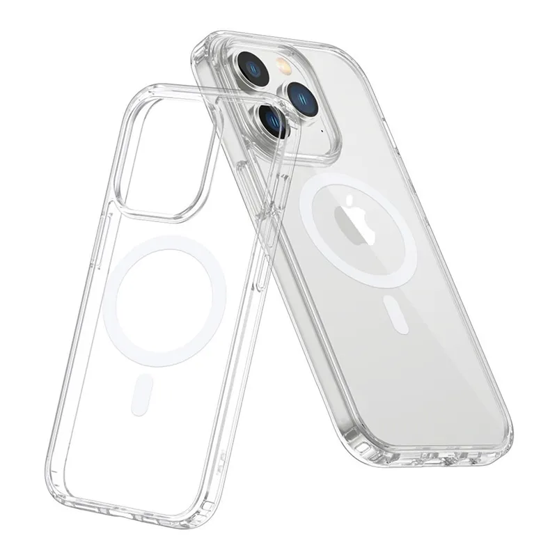 iPhone 11 Pro Max Clear Protective Case with Magnetic Ring - Image 2