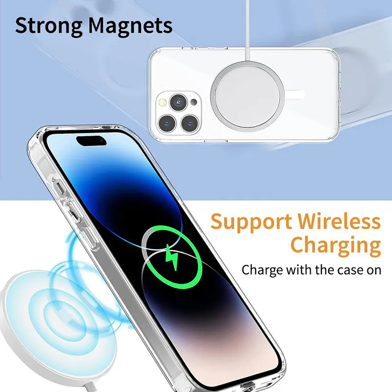 iPhone 11 Pro Max Clear Protective Case with Magnetic Ring - Image 4