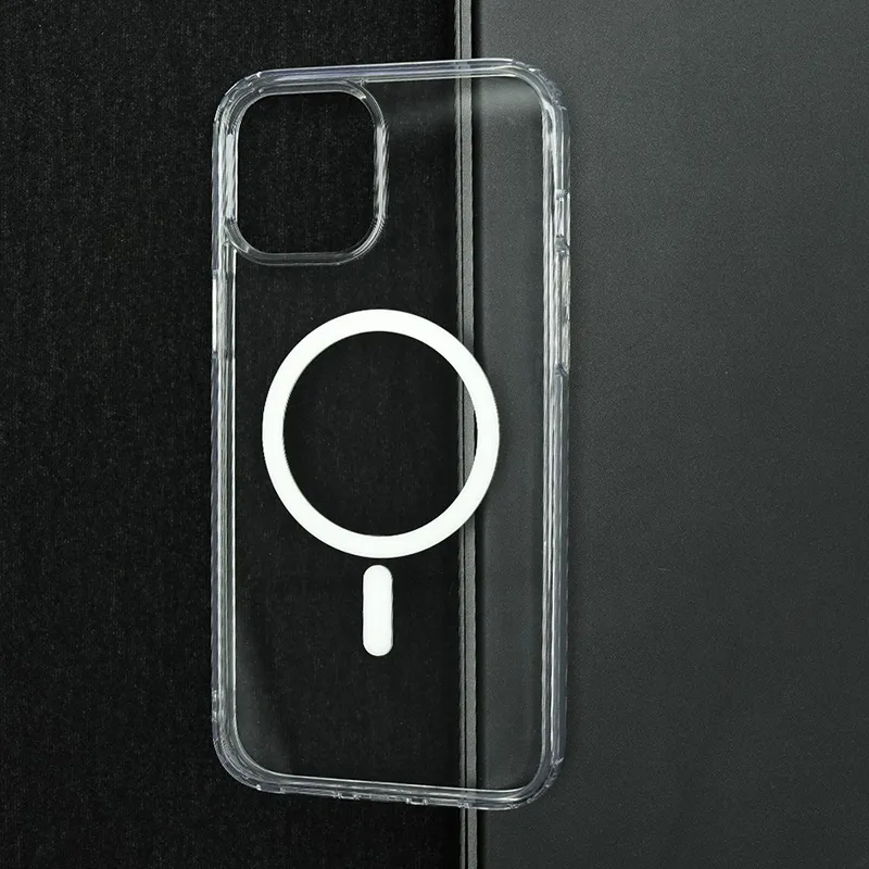 iPhone 11 Pro Max Clear Protective Case with Magnetic Ring - Image 7