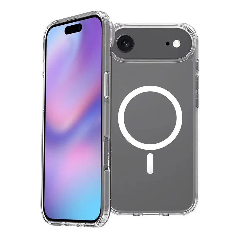iPhone 17 Air Clear Protective Case with Magnetic Ring