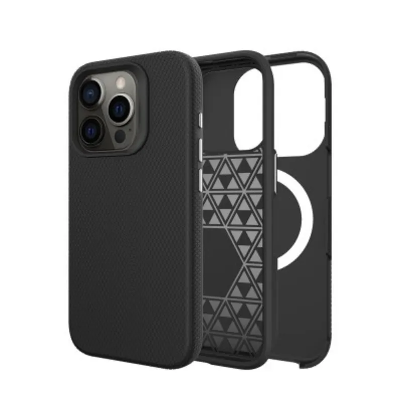 iPhone 15 Pro Max Rugged Shockproof Case with Magnetic Ring
