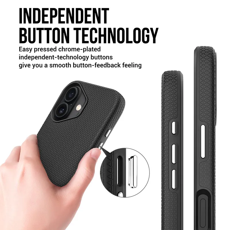 iPhone 17 Rugged Shockproof Case with Magnetic Ring - Image 3