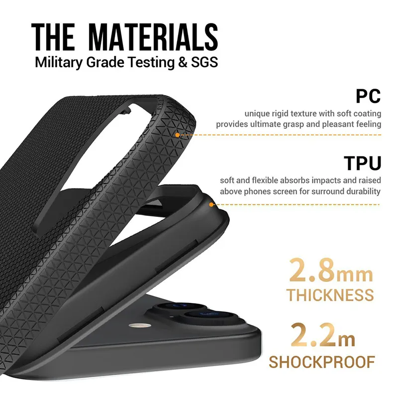 iPhone 17 Rugged Shockproof Case with Magnetic Ring - Image 4