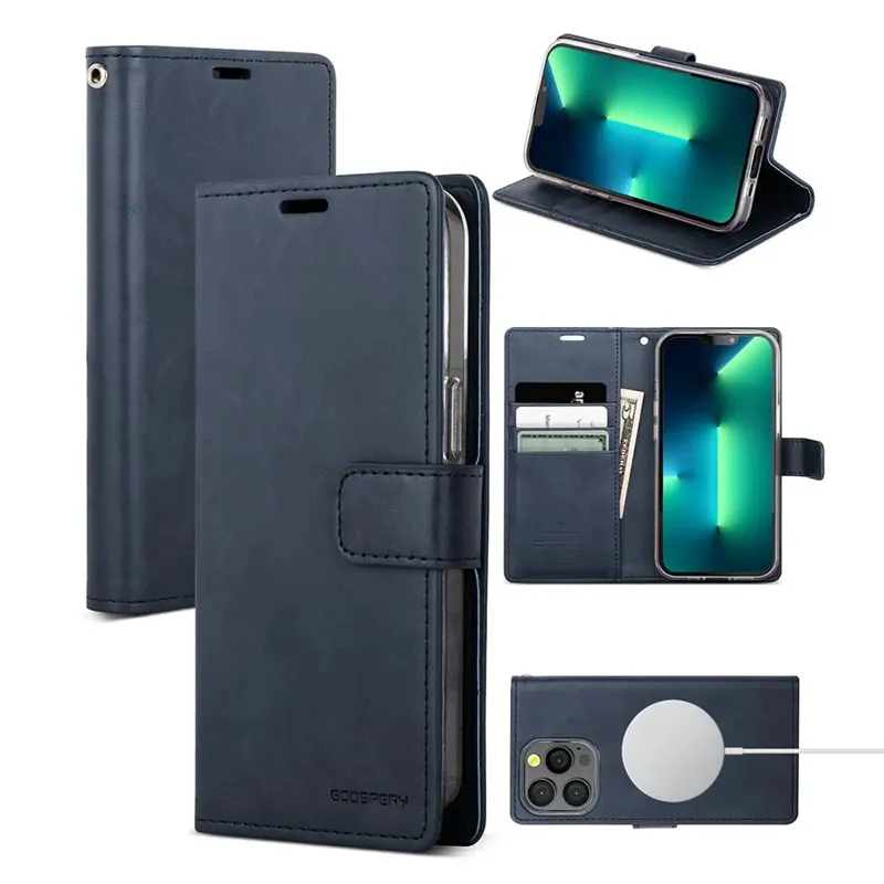 iPhone 16 Diary Wallet Case with Magnetic Ring - Image 2
