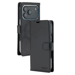 iPhone 17 Pro Max Diary Wallet Case with Magnetic Ring