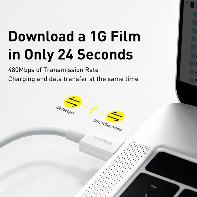 Baseus Type-C to Lightning Fast Charging & Data Cable for iPhone - Image 6