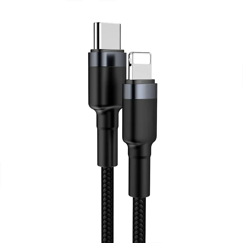 iQuick Braided Type-C to Lightning Fast Charging Cable for iPhone
