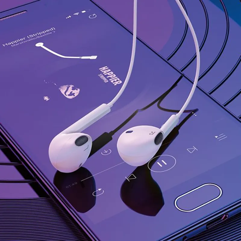 Hoco M101 Crystal Type-C Earphone - Image 4