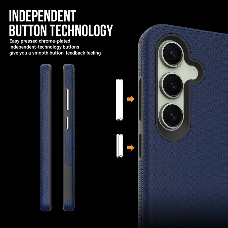 Samsung Galaxy S24 FE Rugged Shockproof Case with Magnetic Ring - Image 3