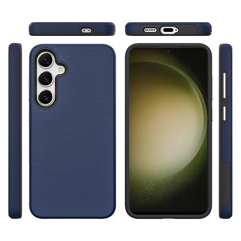 Samsung Galaxy S24 Plus / S25 Plus Rugged Shockproof Case with Magnetic Ring - Image 2