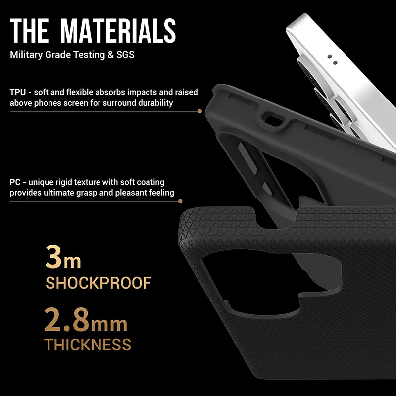 Samsung Galaxy S25 Ultra Rugged Shockproof Case with Magnetic Ring - Image 5