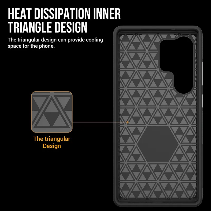 Samsung Galaxy S25 Ultra Rugged Shockproof Case with Magnetic Ring - Image 3