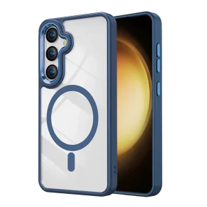 Samsung Galaxy S25 Edge Clear Back Rubber Edge Case with Magnetic Ring