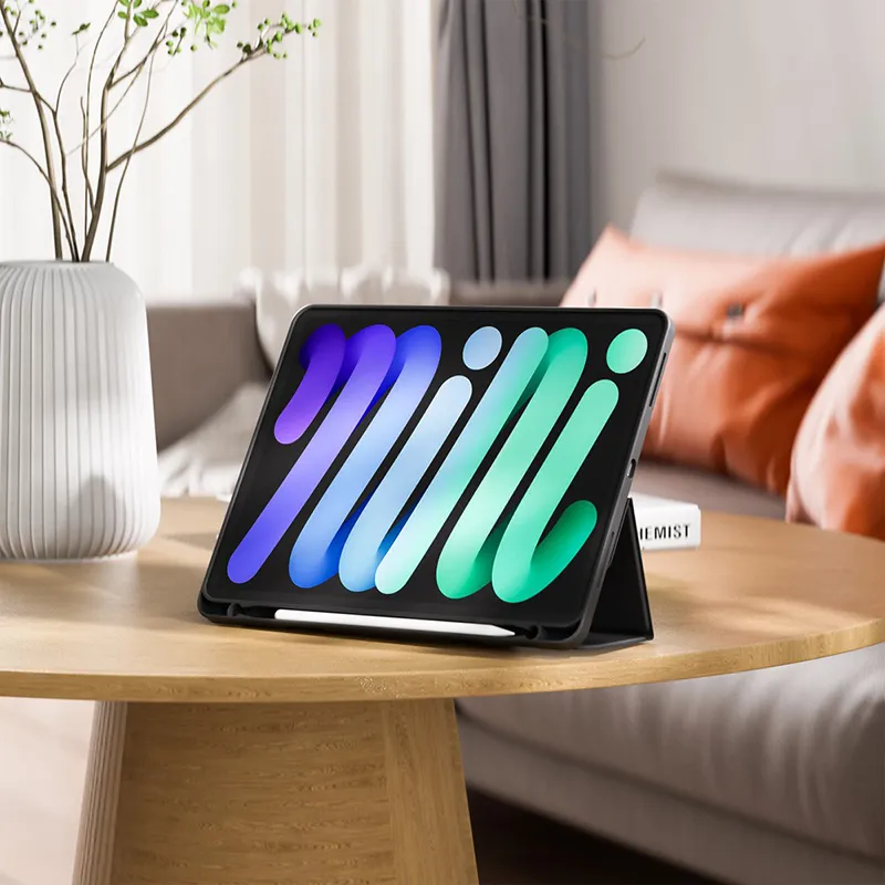 iPad Pro 12.9 (2018) / (2020) / (2021) / (2022) / Air 13 (2024) / (2025) / (2026) Soft TPU Slim Flip Case - Image 6