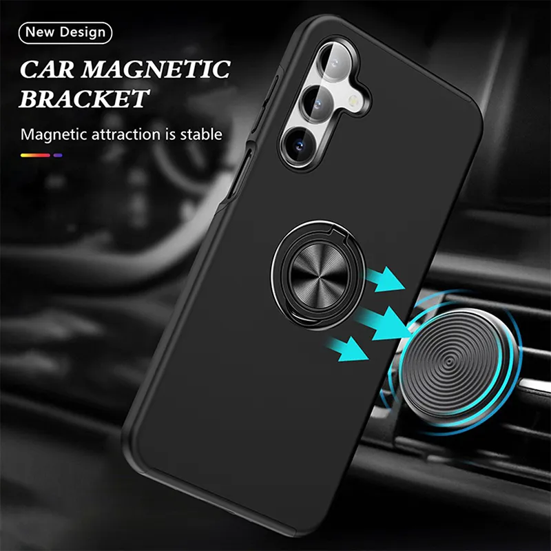 Samsung Galaxy A36 5G / A37 5G / A56 5G Shockproof Case with Ring Holder - Image 7
