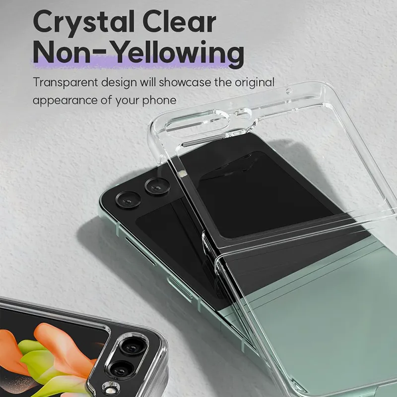 Samsung Galaxy Flip 6 Clear Protective Case - Image 3