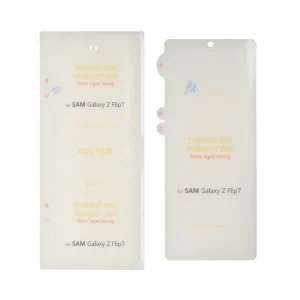Alternative view of Samsung Galaxy Z Flip 7 Soft Hydrogel Screen Protector Pack