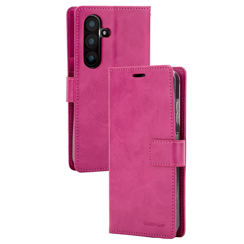 Samsung Galaxy S25 Diary Wallet Case with Magnetic Ring